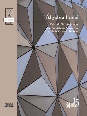 cover image of Álgebra lineal